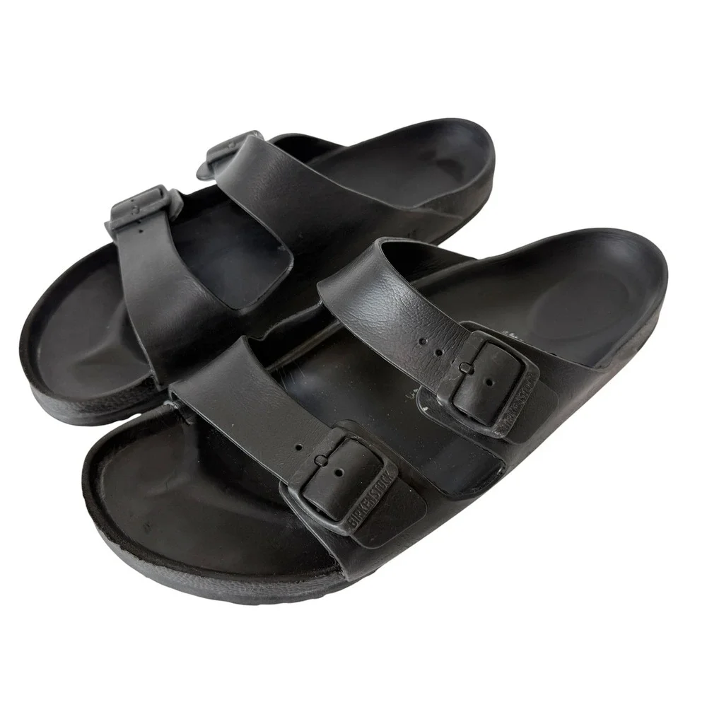 Birkenstock Arizona Essentials EVA Mens Black Waterproof Sandal Sz 46 EU 13 Wide